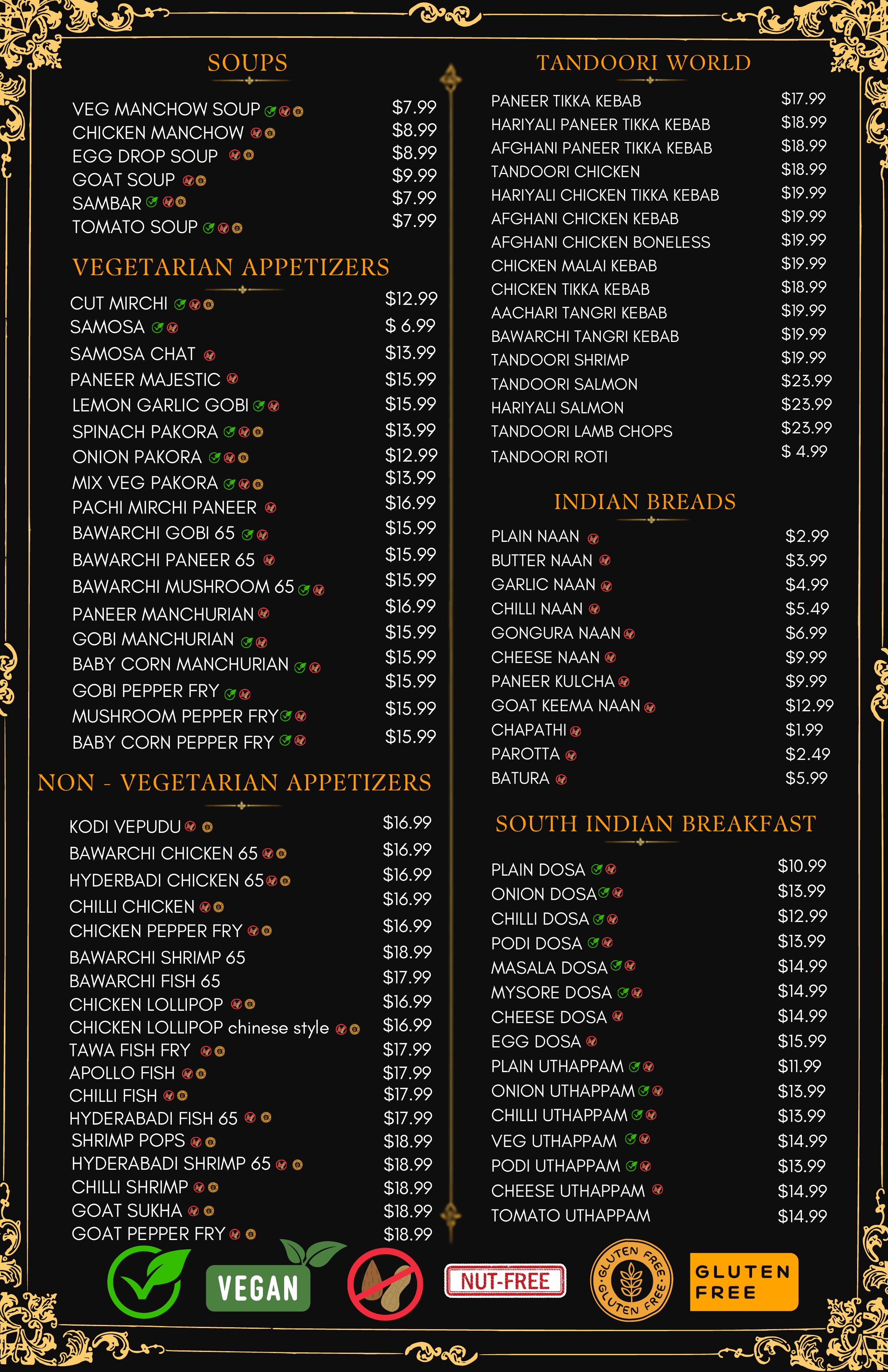 Bloom Bawarchi V3.0 menu page 2